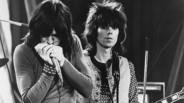 Mick Jagger and Keith Richards of The Rolling Stones